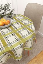 Tischdecke rund in grün