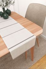 Tischläufer in Grau