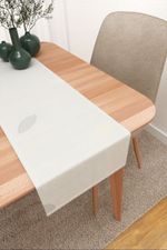 Tischläufer in Weiß