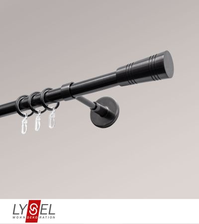 Lysel - SET Opal 160cm Träger geschlossen mit Endstücke Cone in Titan