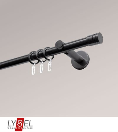 Lysel - SET Opal 160cm Träger offen mit Endstücke Zylinder in Titan