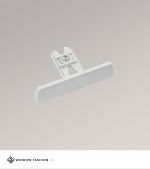 Vorschau Endkappe Schiene 3-spurig #1W weiß grau