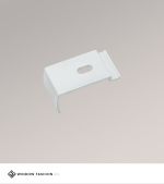 grau Vorschau Deckenclip 2-spurig #1W weiß grau