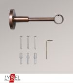 bronze Vorschau Lysel - Träger geschlossen für Opal-Stangen #1W bronze
