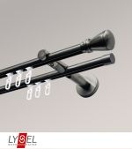 Vorschau Lysel - SET Opal Innenlauf 160cm 2 Lauf Doppel-Kombiträger offen mit Endstücke Konus in Weiß #1W titan