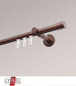 bronze Vorschau Lysel - SET Opal Innenlauf 160cm Träger offen mit Endstücke Zylinder in Weiß #1W bronze
