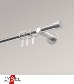 edelstahl-optik Vorschau Lysel - SET Opal 160cm Träger offen Träger offen mit Endstücke Kappe in Weiß #1W edelstahl-optik