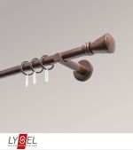 bronze Vorschau Lysel - SET Opal 160cm Träger offen mit Endstücke Konus in Weiß #1W bronze