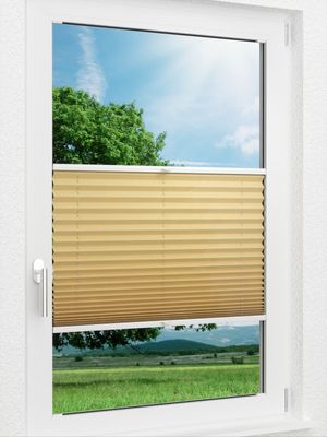 LYSEL HOME Plissee 225A Krepp Fensteransicht