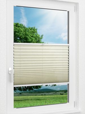 LYSEL HOME Plissee 126A Crush Fensteransicht