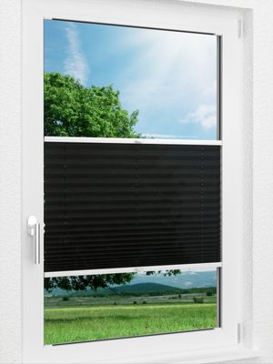 LYSEL HOME Plissee 130A Crush Fensteransicht
